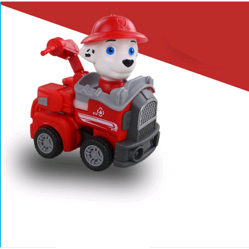 4 Styles Paw Patrol Transformer Robot Car Educational Toys For Kids