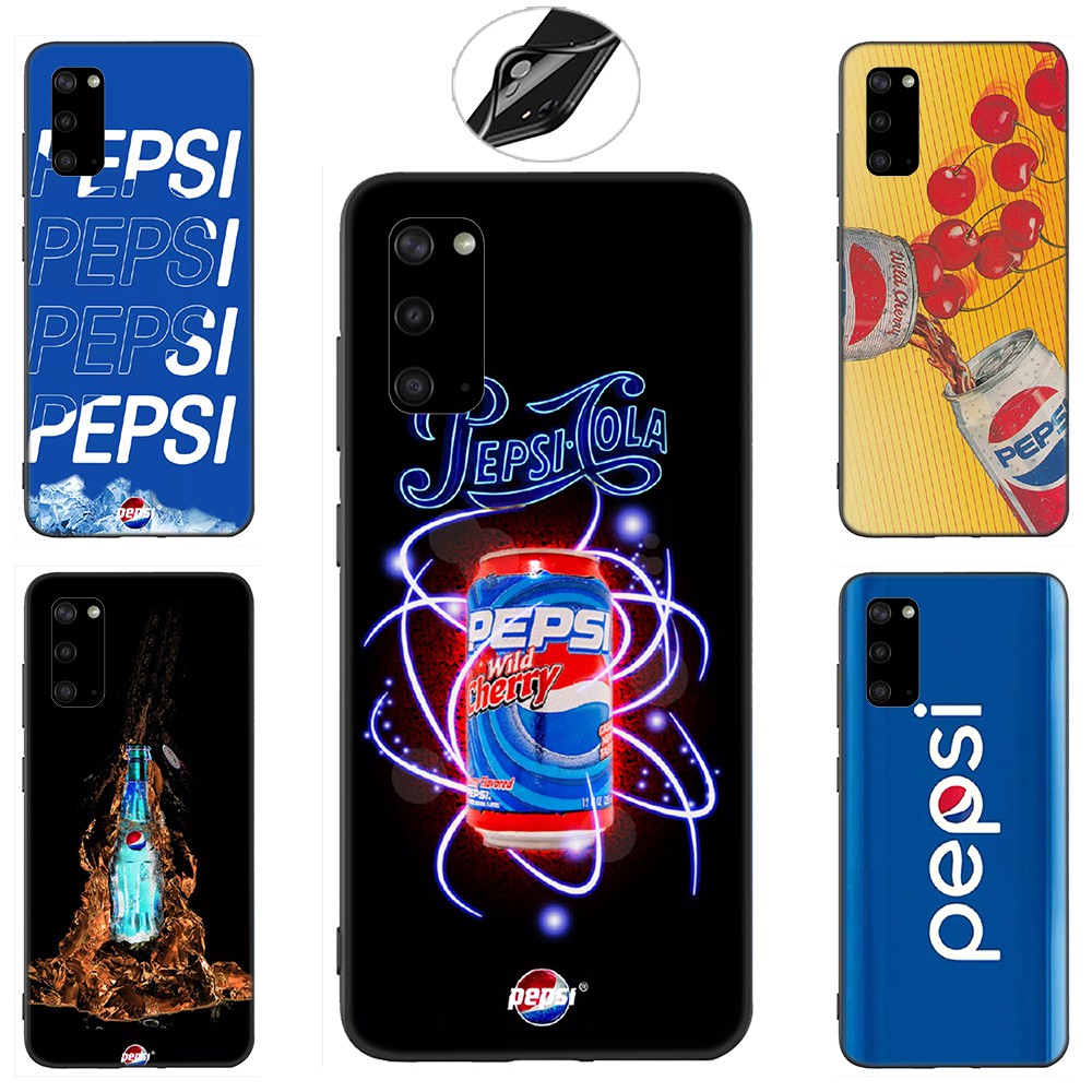 Samsung Galaxy S10 S9 S8 Plus S6 S7 Edge S10+ S9+ S8+ Casing Soft Case 74SF Pepsi Cola Art mobile phone case