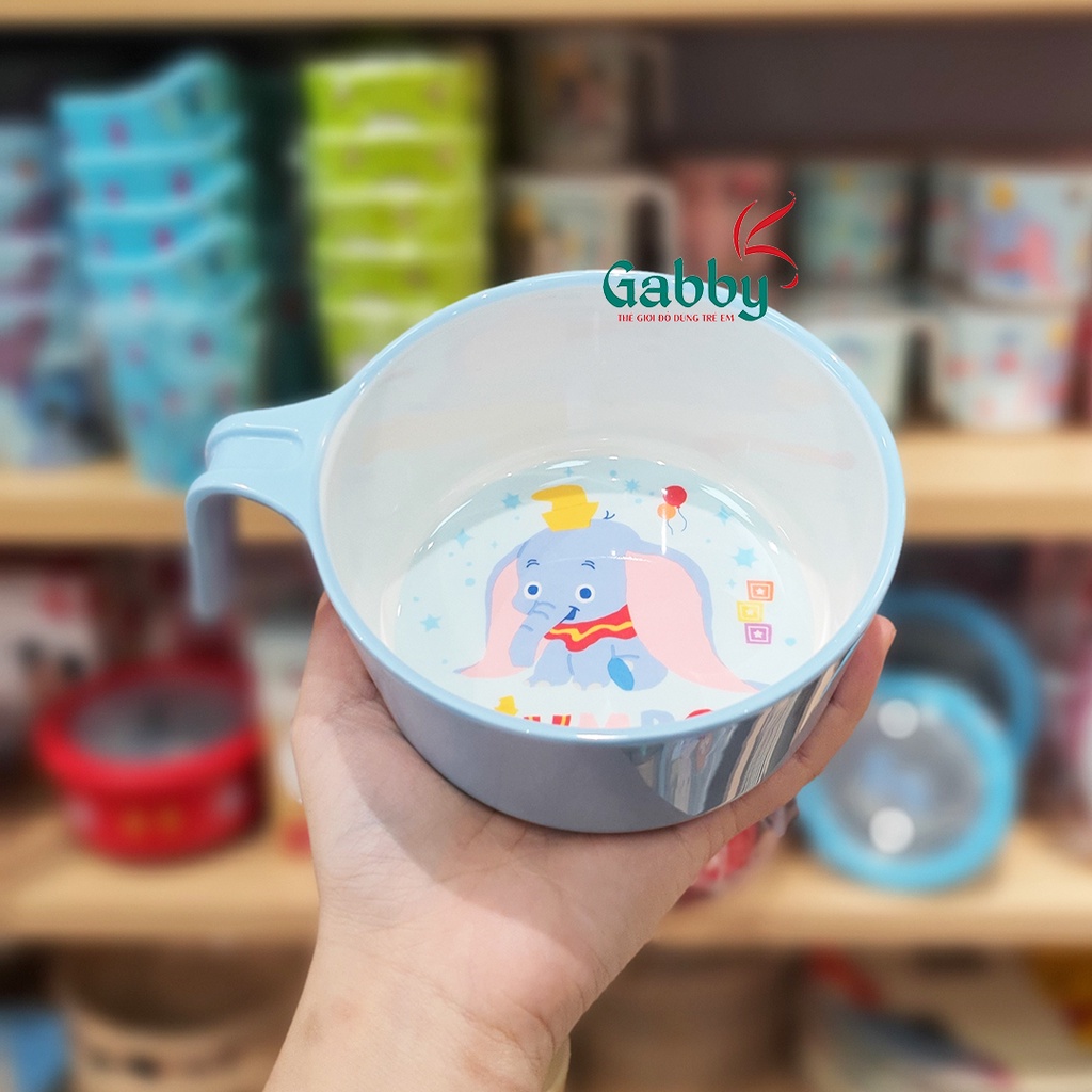 Tô Melamine tay cầm 2 màu Disney siêu đáng yêu cho bé
