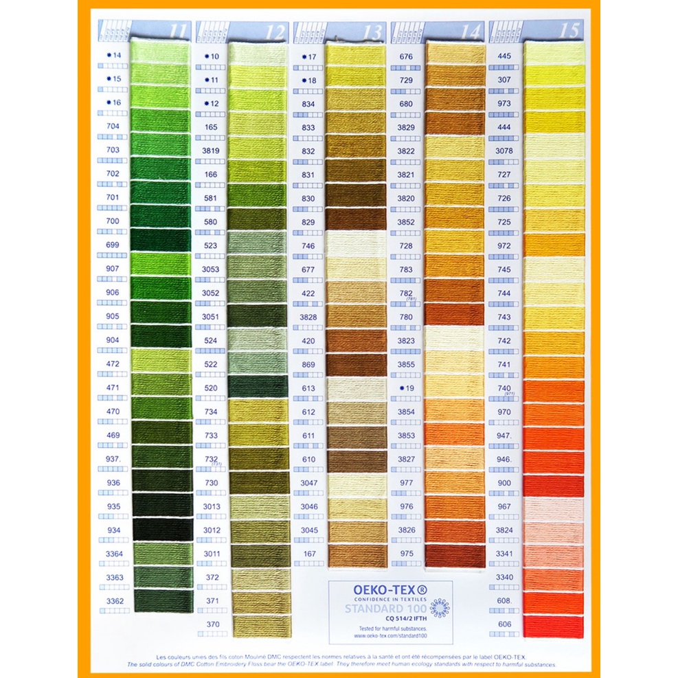 ☘Giá 1.800đ/ tép☘49 Set chỉ thêu Airo full 482 màu/ chỉ thêu cotton thêu tranh chữ thập, thêu khăn _ áo.