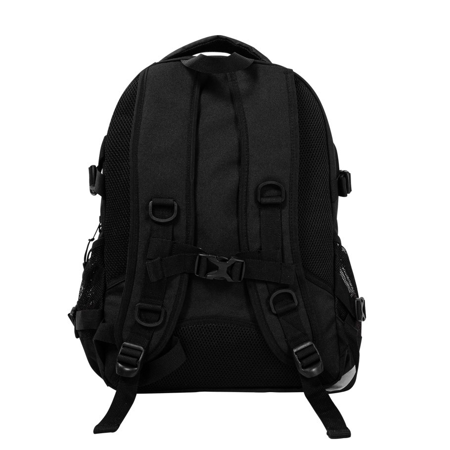 [Tặng kèm túi đeo chéo mini] Balo đi học nam phản quang local brand Davies - Black Warrior Backpack