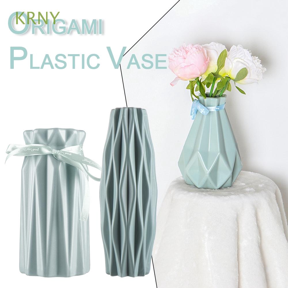 Bình hoa nhựa giả sứ phong cách Bắc Âu đơn giản sang trọng