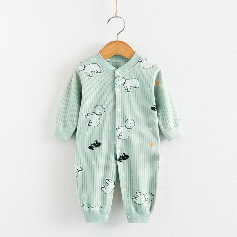 Bodysuit Body cotton dài tay cho bé trai bé gái Hàng Quảng châu xuất Nhật SL15