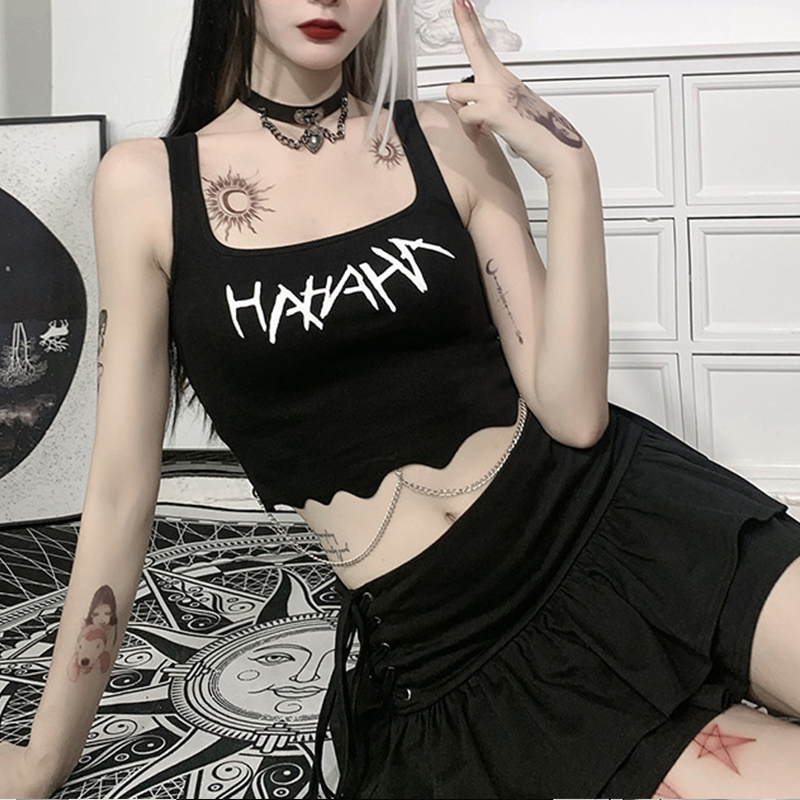 Áo Lửng Không Tay Cổ Chữ U Thời Trang Quyến Rũ Cho Nữ