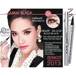 Bút Kẻ Mắt Mistine Maxi Black Eyeliner 1g