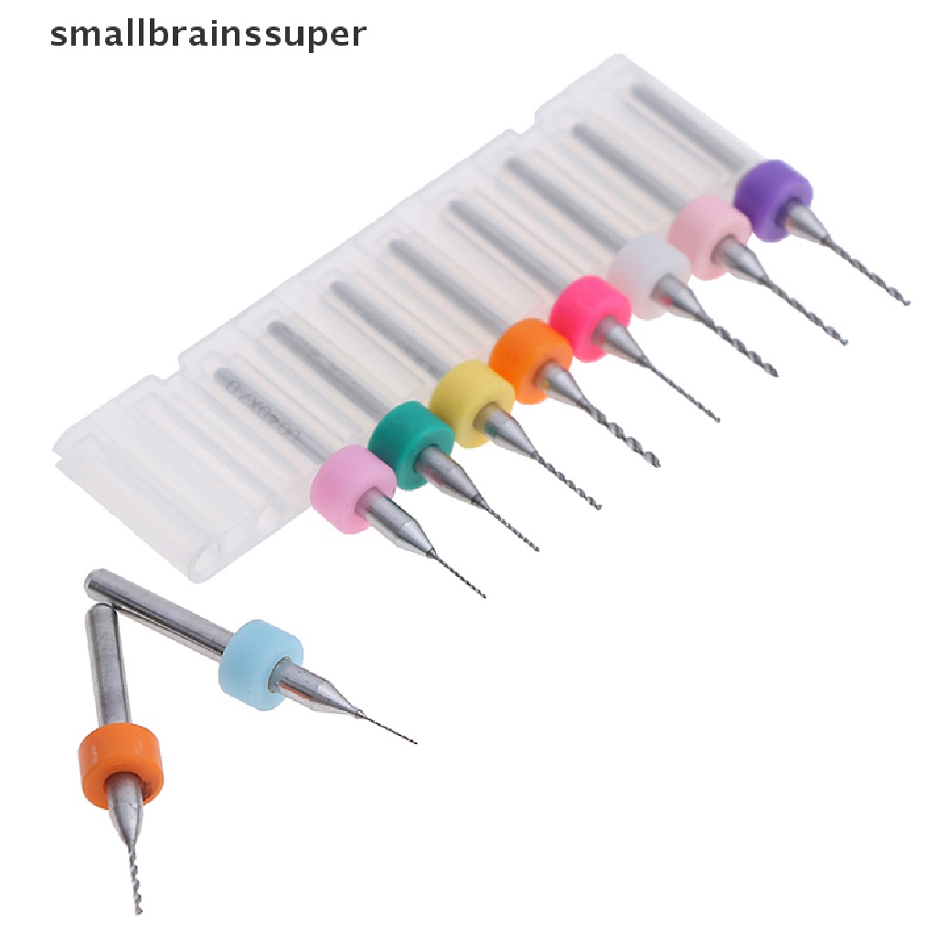 Set 10 Mũi Khoan mini 0.1~1.0mm PCB Chuyên Dụng bits