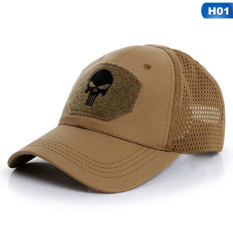 Punisher Skull Baseball Cap Tactical Summer Sunscreen Hat Camouflage Military Army Camo Airsoft Hunting Camping Hiking Hit Upon