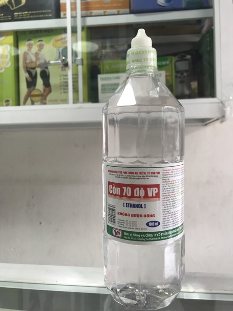 Cồn 70 độ sát khuẩn 1000ml