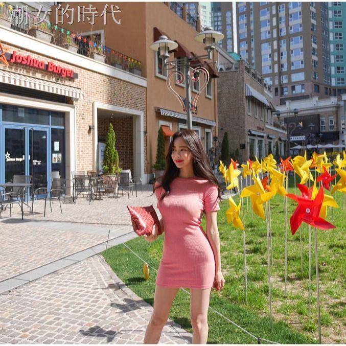 Đầm Dệt Kim Mỏng Dáng Ôm Thiết Kế Lệch Tà Thời Trang Hàn Quốc 2020 Quyến Rũ Cho Nữ | BigBuy360 - bigbuy360.vn