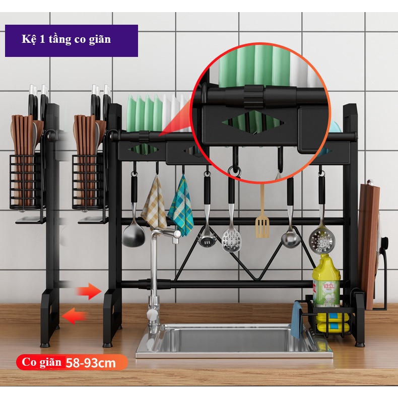 Kệ Chén Đa Năng Có Cửa Lùa Chống Bụi, Giá Để Bát Đũa Tiện Lợi Thông Minh Sắp Xếp Nhà Cửa Gọn Gàng