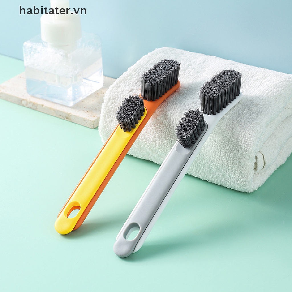 Bàn chải lau chùi giày dép lông mềm 2 trong 1