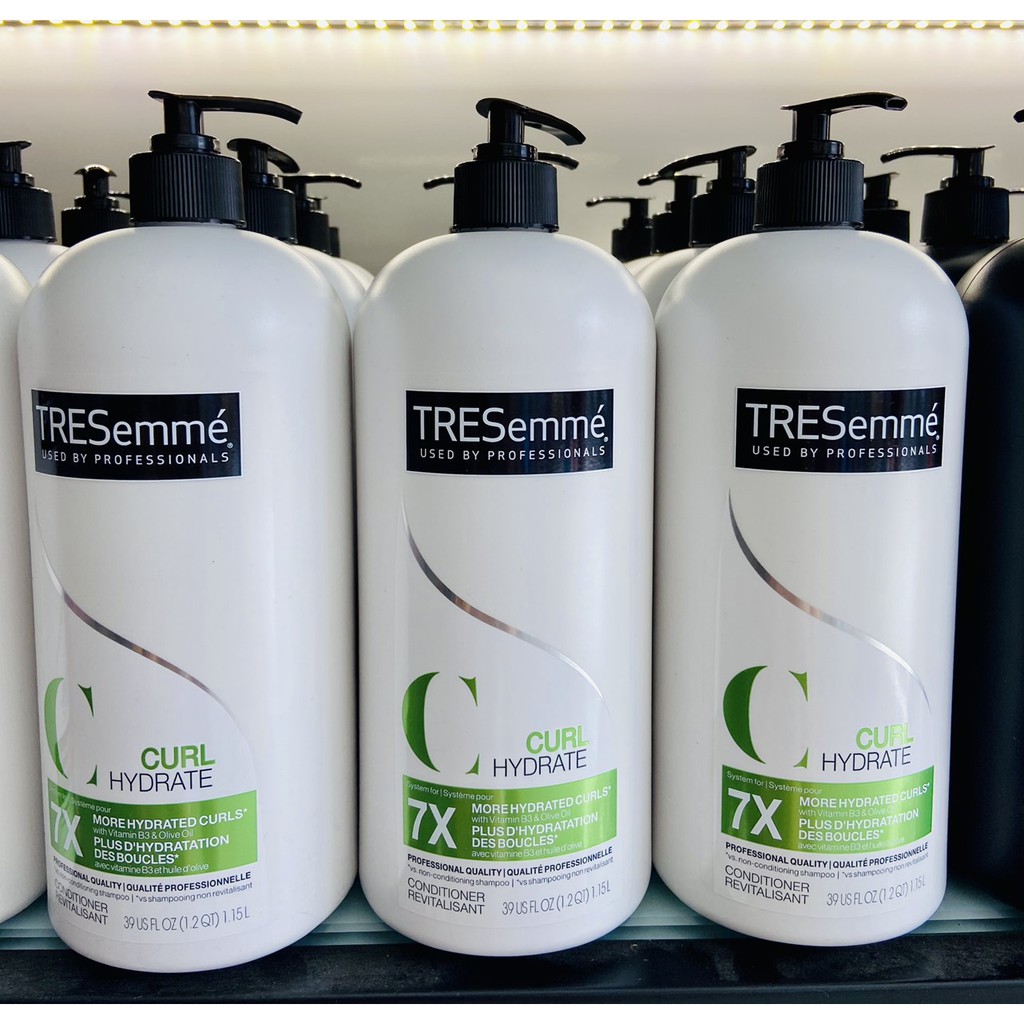 Dầu gội dành cho tóc uốn và gợn sóng TRESemme MỸ Curl Hydration Shampoo USA