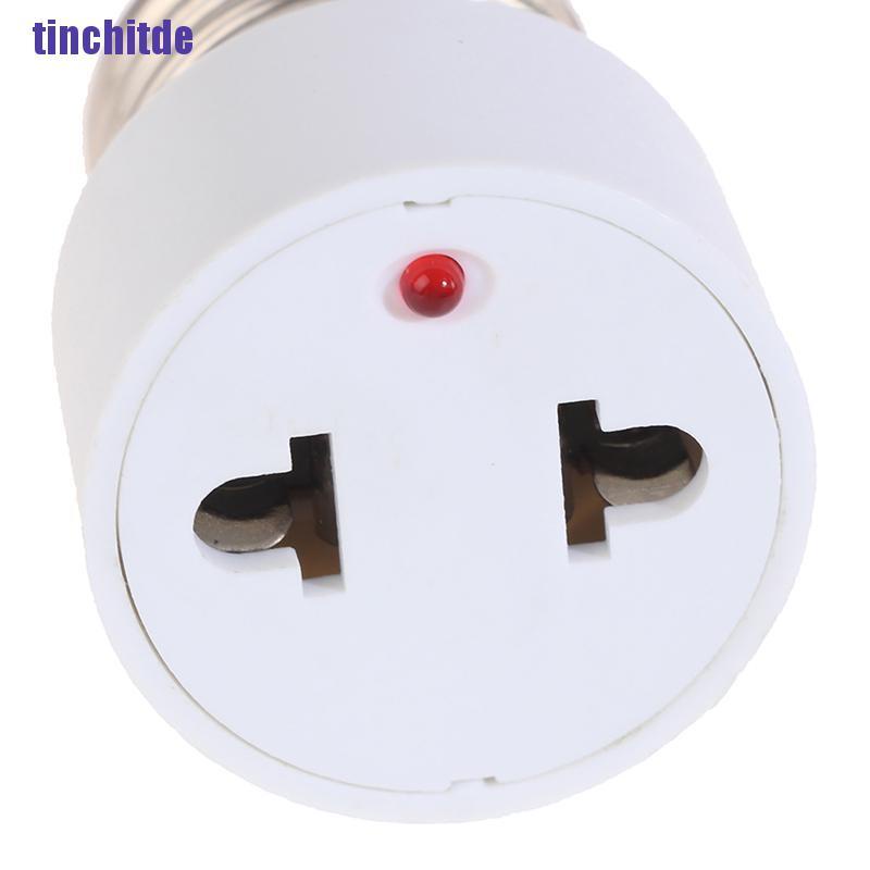 Đui đèn 220V E27 Abs phích cắm US/EU