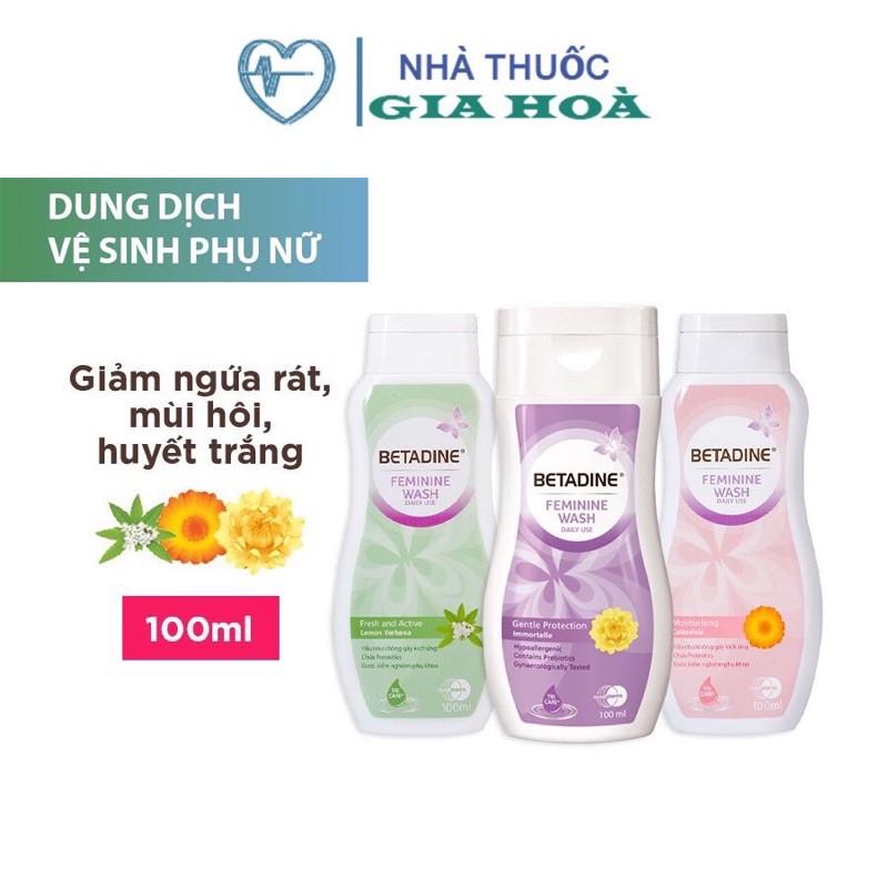 Dung dịch vệ sinh phụ nữ Betadine (CHÍNH HÃNG) 100ml / 250ml