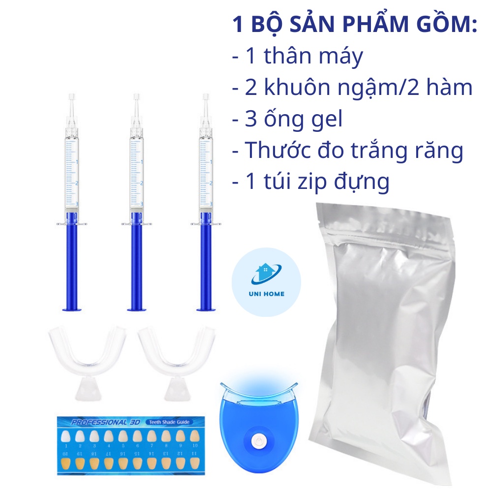 Bộ Kit Làm Trắng Răng SMILEEKIT S1 không ê buốt, tẩy trắng răng nhanh sau vài ngày sử dụng an toàn cho sức khỏe