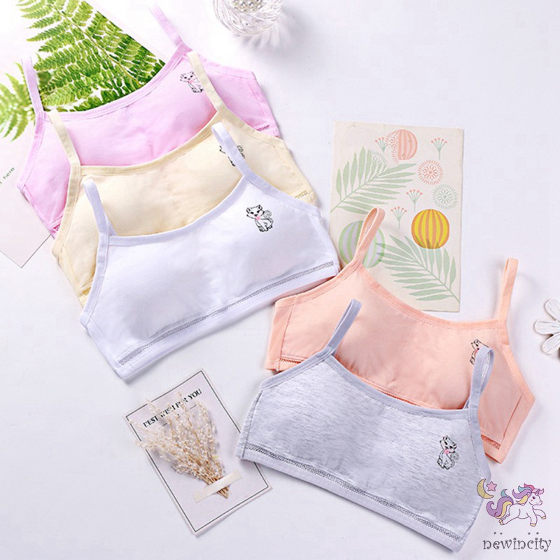Áo Ngực Cotton Mềm Mại Cho Bé Gái