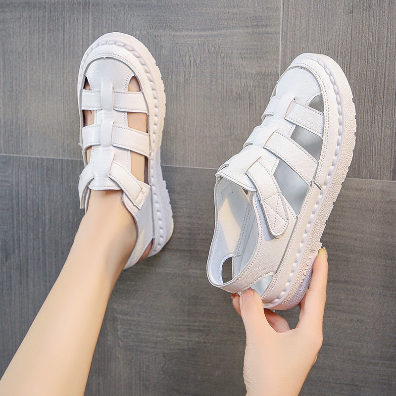 Sandal Đi Biển Đế Bằng Thiết Kế Mới Thời Trang Dành Cho Nữ