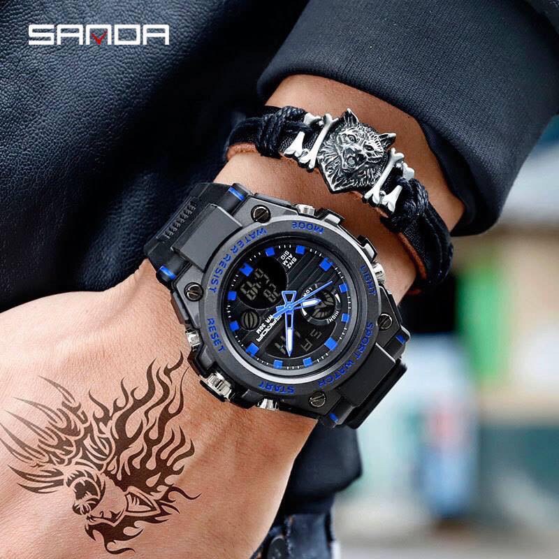 Đồng hồ nam SANDAN JAPAN phong cách thể thao SD01 -Gozid.watches