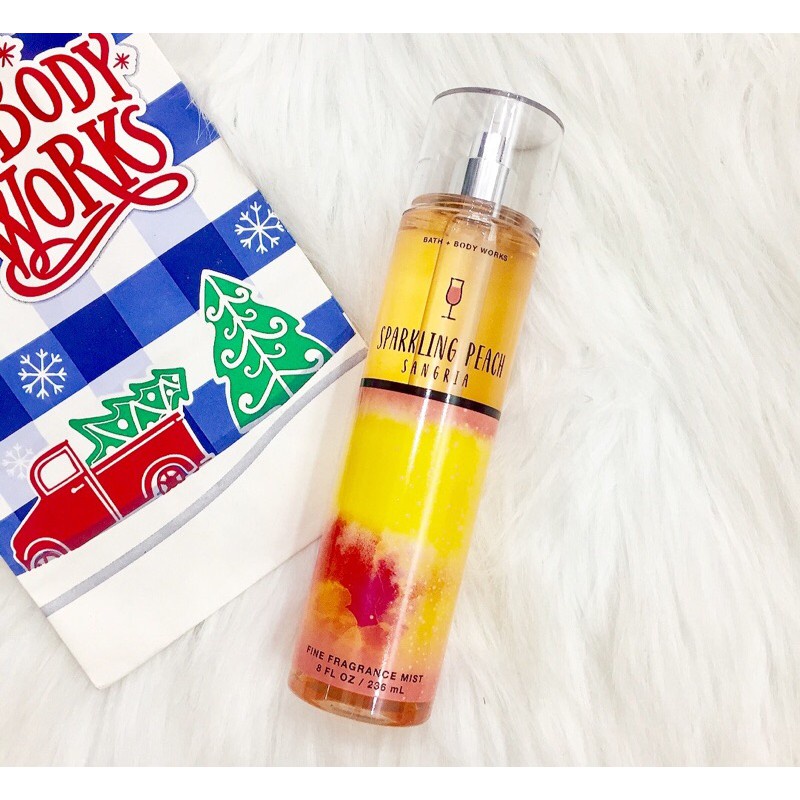 Sparkling Peach Sangria - Xịt Thơm Toàn Thân Bath & Body Works Trái cây