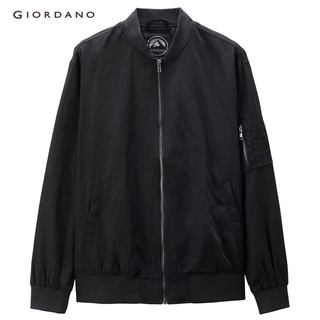 Áo khoác bomber GIORDANO 01071086 cổ đứng nhiều túi cho nam