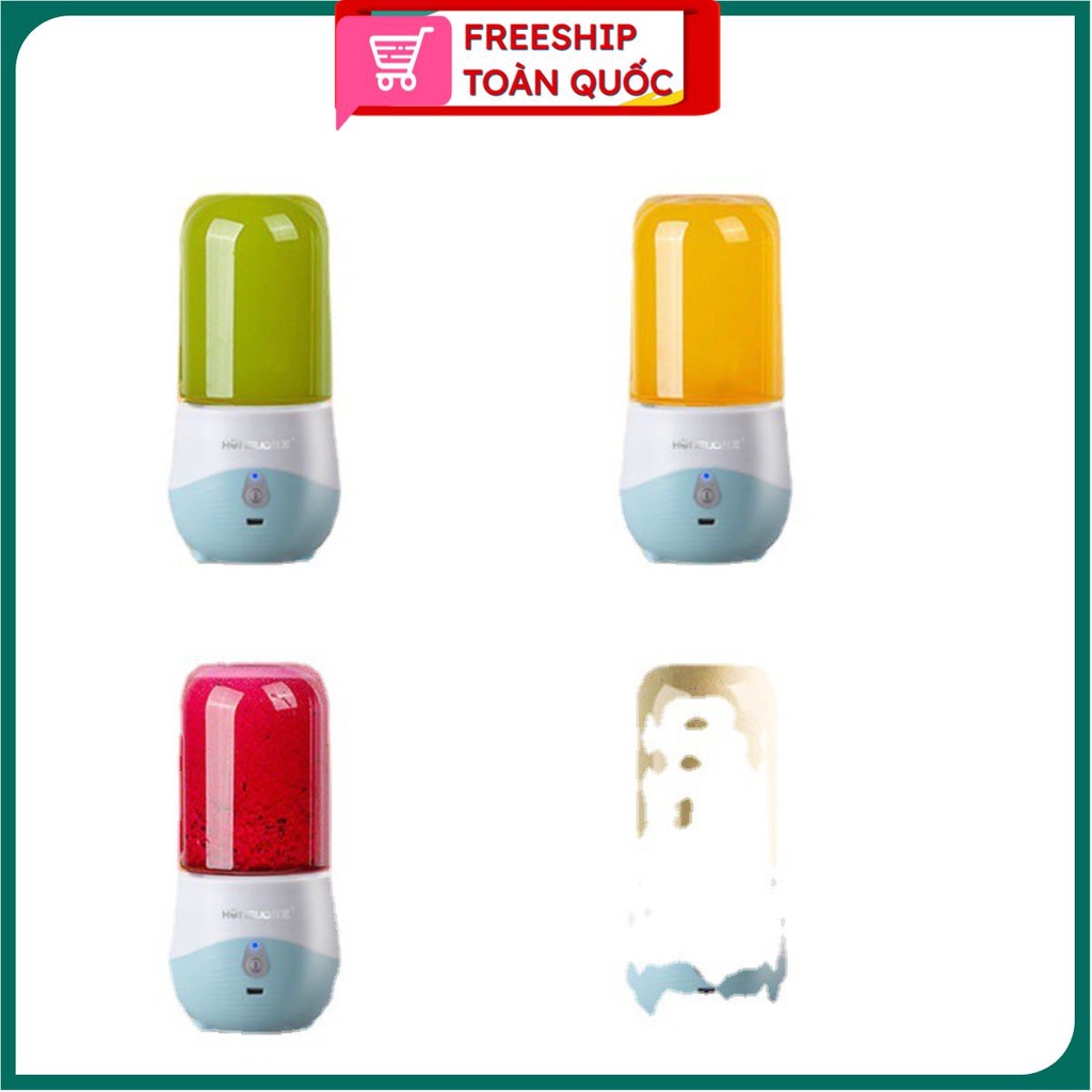 PVN30060 Máy xay sinh tố cầm tay mini sạc pin, Máy say sinh tố cầm tay đa năng mini 300ml T2 .