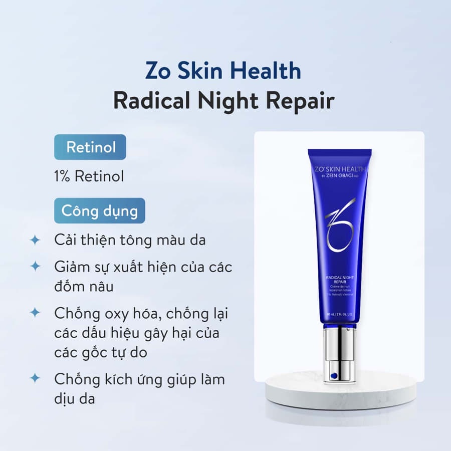 Kem Chống Lão Hóa Cải Thiện Nếp Nhăn Chuyên Sâu Radical Night Repair