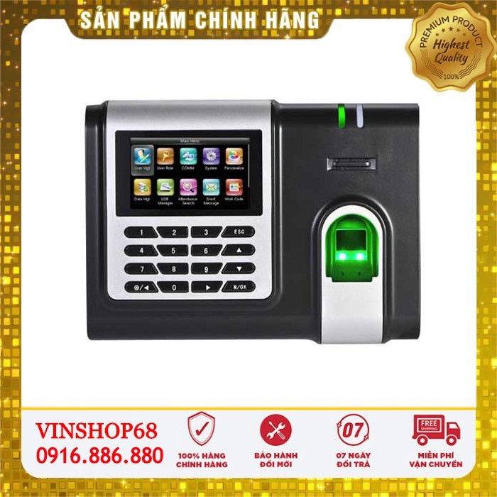 Vinshop68 MÁY CHẤM CÔNG VÂN TAY RONALD JACK X628C/ID