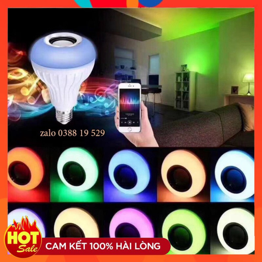 Đèn led đổi nhiều màu RGB kiêm loa bluetooth có điều khiển từ xa , đèn led kiêm loa bluetooth đổi màu