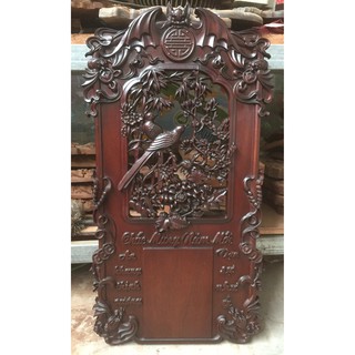 Đốc lịch bằng gỗ gụ liền khối