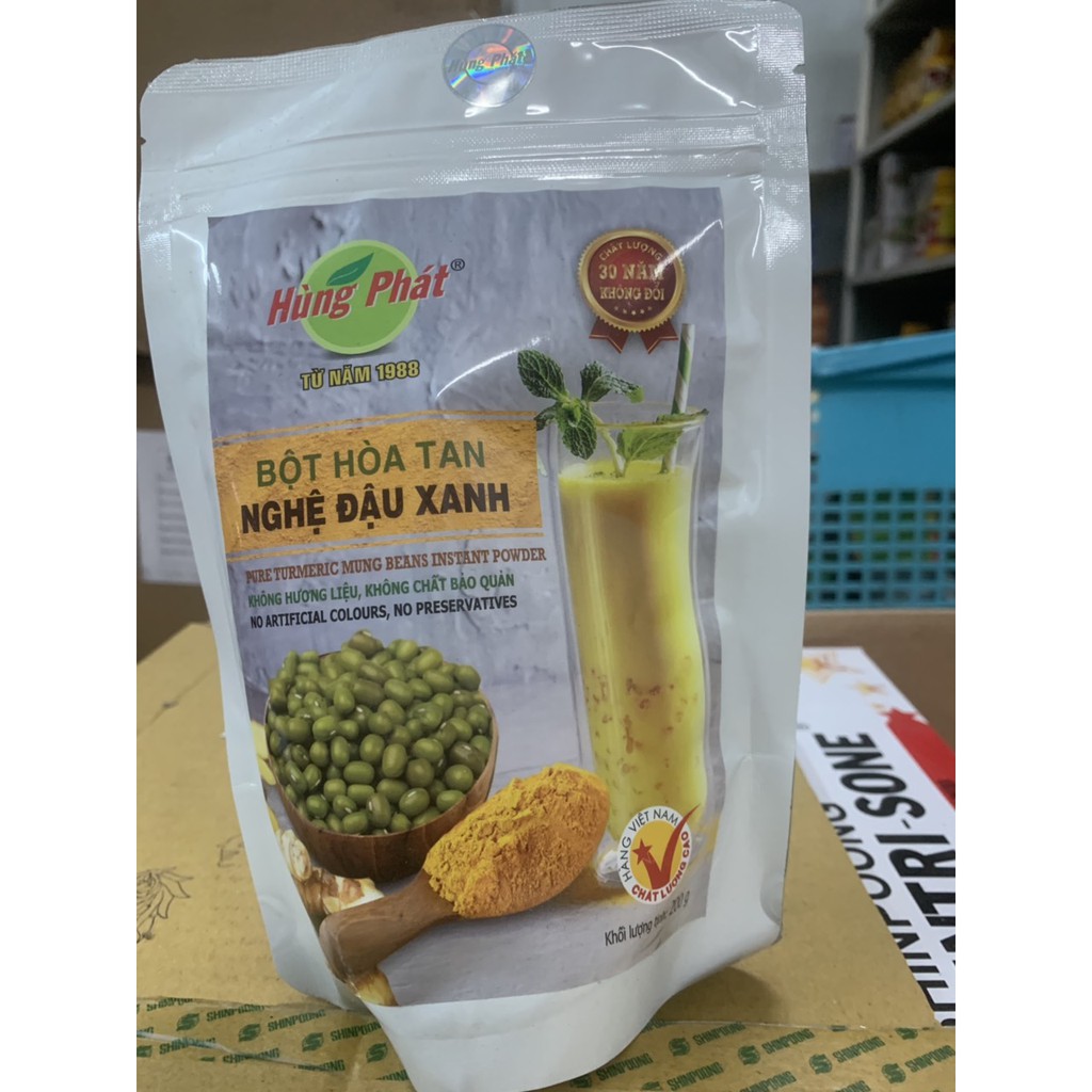 Bột Hòa Tan Nghệ Đậu Xanh (200g)