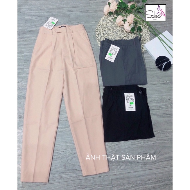 Quần tây nữ công sở dáng rộng thoải mái dễ chịu nhiều màu mã 46522