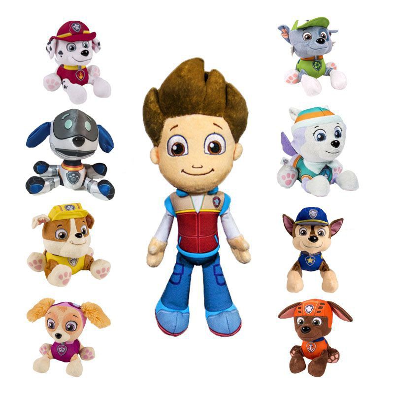 MARSHALL Paw Patrol Thú Nhồi Bông Hình Chú Chó Cứu Hộ