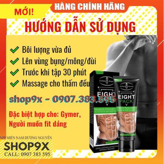 Kem Massage Tăng Cơ Giảm Mỡ Eight Pack Massage Aichun Beauty 80gr