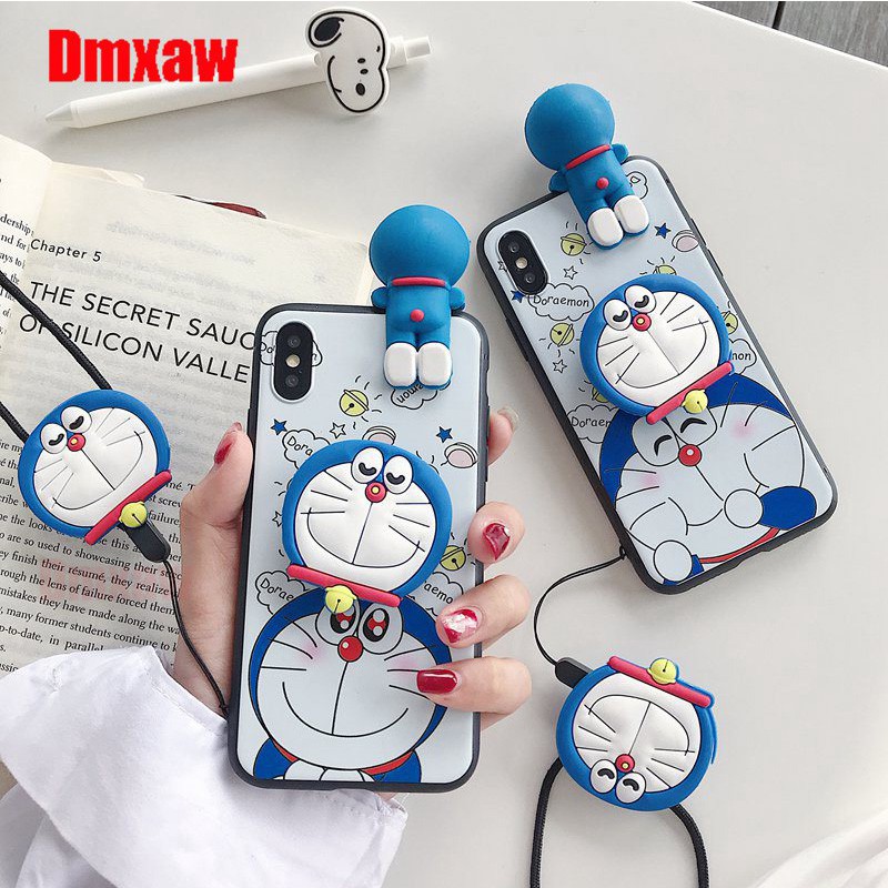 Ốp lưng hoạt hình Doraemon cho OPPO A7 A5s F9 F7 F5 A73 A3s A3 K1 R15 R17 A83 F1s A57 A37 F1 Plus