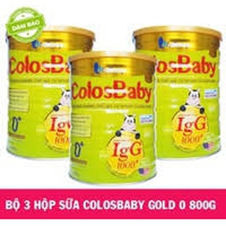 Combo 3 lon colosbaby gold 0+ 800g