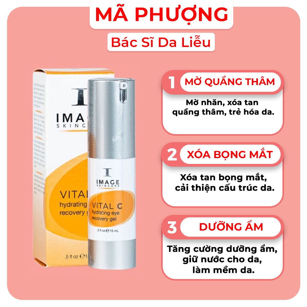 Kem phục hồi, chống thâm quầng mắt Image Skincare Vital C Hydrating Eye Recovery Gel