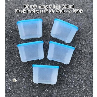 set hộp trữ đông tupperware 290ml