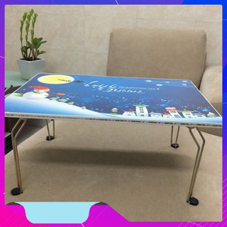 [FREESHIP ĐƠN 50K] Bàn gấp học sinh chân bóp vàng to giá rẻ có móng cao su chống trơn trượt