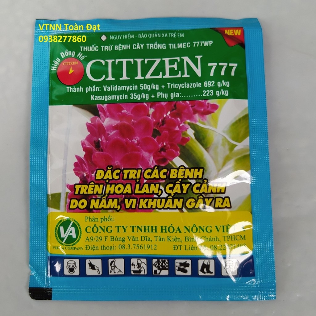 Thuốc trừ bệnh CITIZEN 777, Đặc trị vi khuẩn và nấm cho hoa lan, cây cảnh