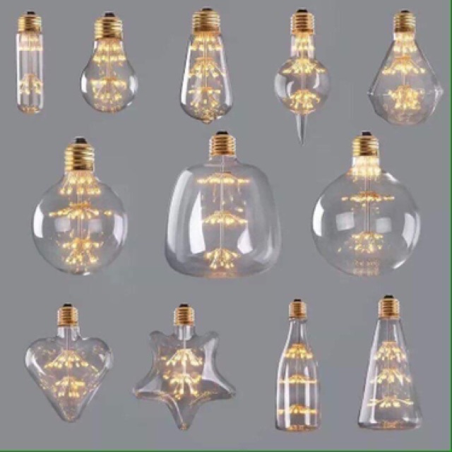 Bóng Đèn: Mẫu bóng đèn LED hình cái chai trang trí quán trà sữa lung linh