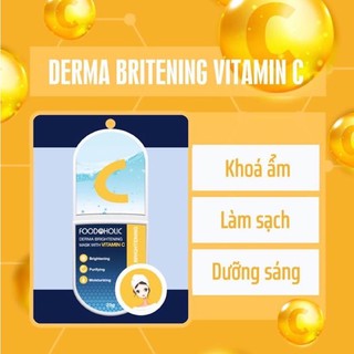 Bộ 10 mặt nạ cung cấp vitamin c foodaholic 23g