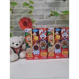 Hàng nhập mỹ - ngũ cốc lucky charms - cocoa puffs - fruit trix hộp full box 1.0kg