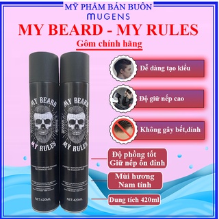 Gôm xịt tóc nam nữ chính hãng Mybear , keo xịt tóc , xịt phồng tóc MN47