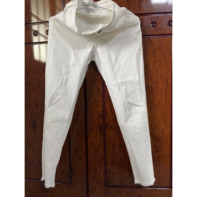 Quần Jean trắng Elise size M new 99%