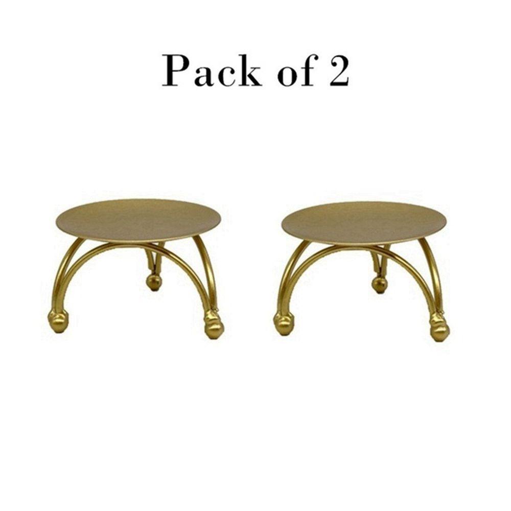 Chân Nến Tròn Bằng Sắt Lãng Mạn Trang Trí Nhà Cửa