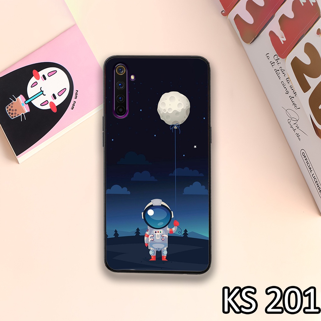 [HOT] Ốp lưng Realme 5/Realme 5i/Realme 5 Pro/Realme 6/Realme 6 Pro in hình Phi hành gia siêu dễ thương