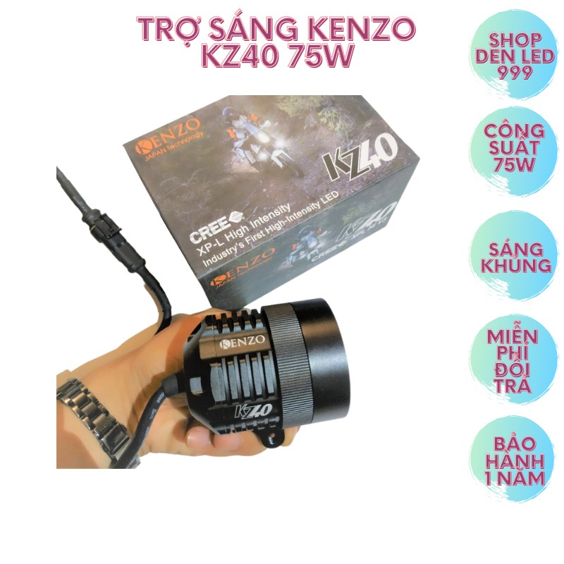 Trợ Sáng Kenzo Kz40 v4 65w Chính Hãng Sáng Mạnh Tặng Kèm Mạch Passing