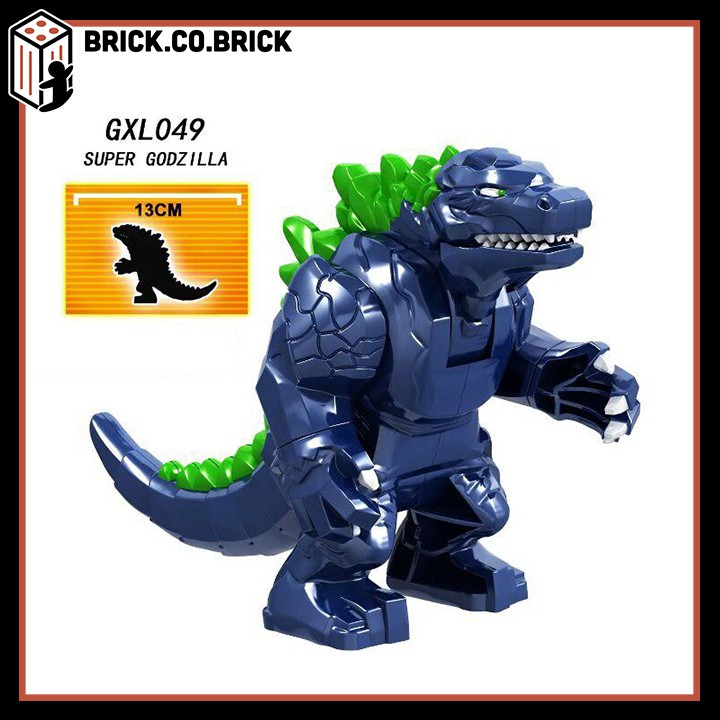 Lego Godzilla Non Đồ Chơi Lắp Ráp Mô Hình Bigfig size to khủng long chúa tể Godzilla King Kong GXL047