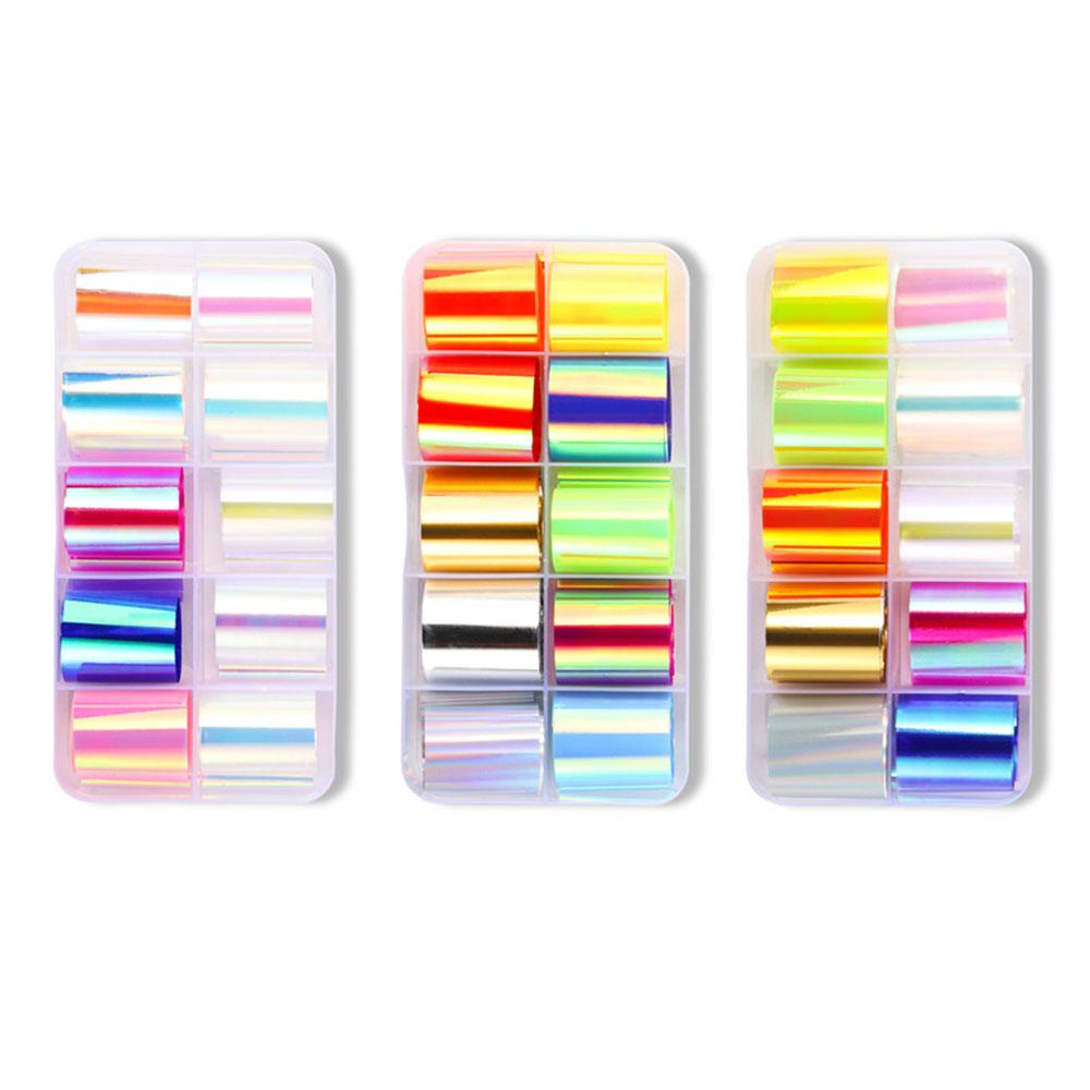 Giấy Foil Hologram 3D Lấp Lánh Chuyên Dụng Trang Trí Móng Nghệ Thuật