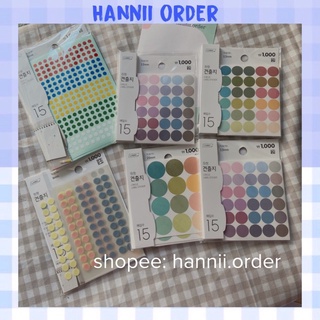 Lẻ 1 tấm sticker tròn decor